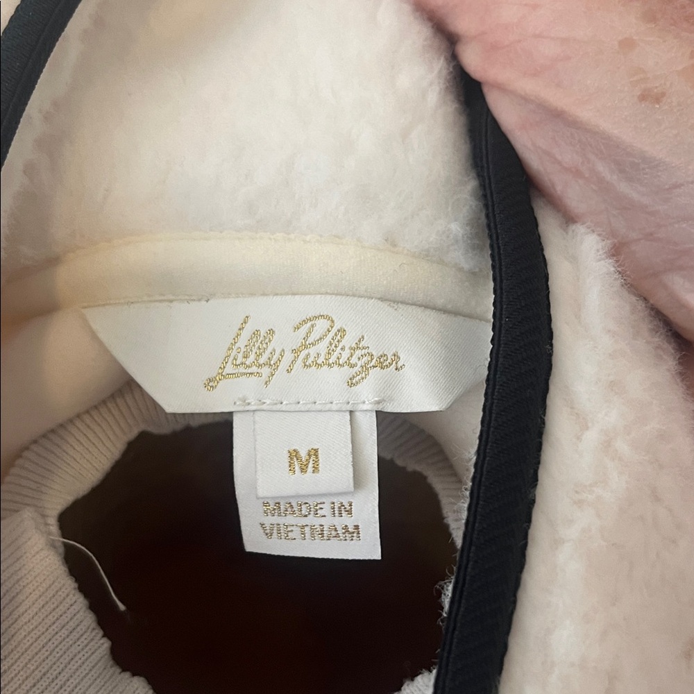 Lilly Pulitzer graycele Sherpa vest - Picture 3 of 6